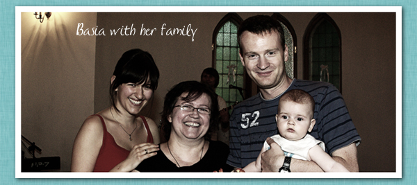Basia with her family