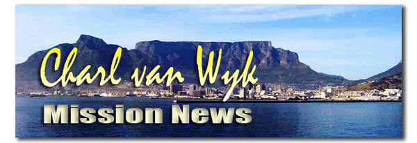 Charl van Wyk Mission News Banner