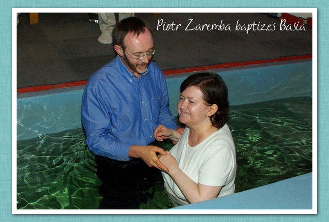 Piotr Baptizing Basia
