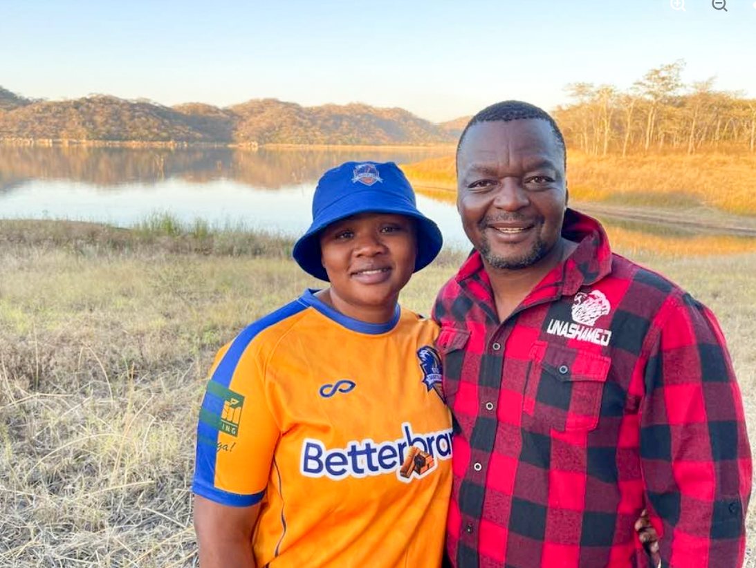 Cozmore and his wife at the Zimbabwe youth camp
