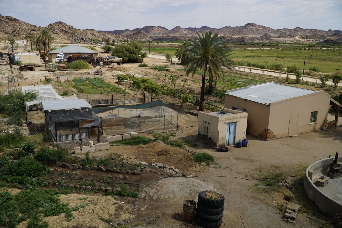 The Onseepkans Mission compound, South Africa
