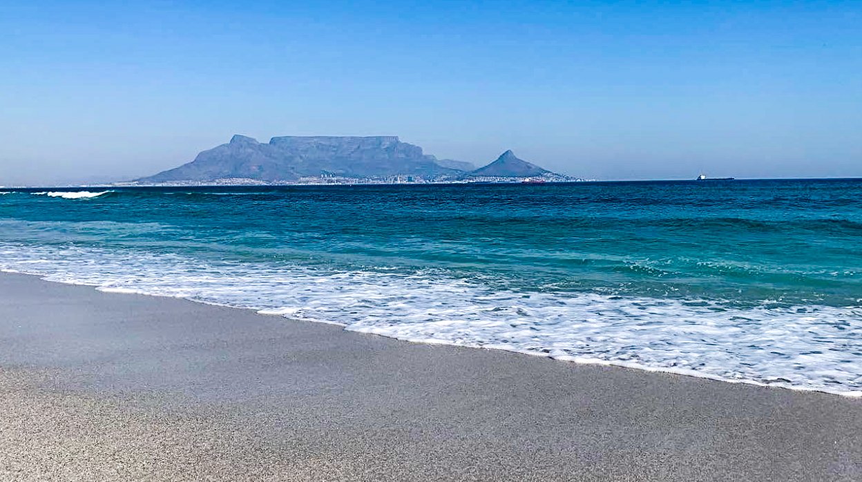Cape Town seen from near Durbanville, South Africa