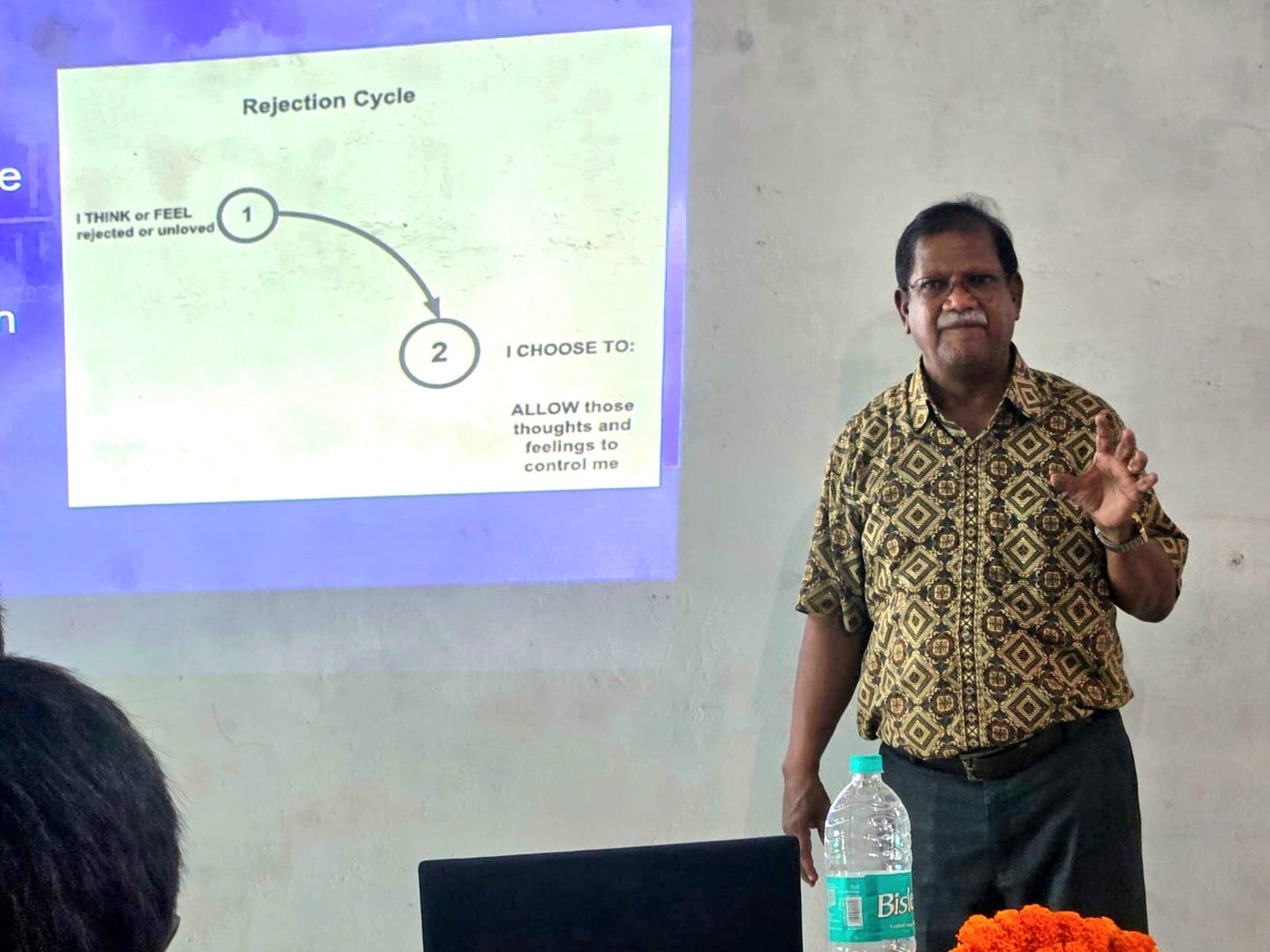 David Raj Kumar teaching SALT, India