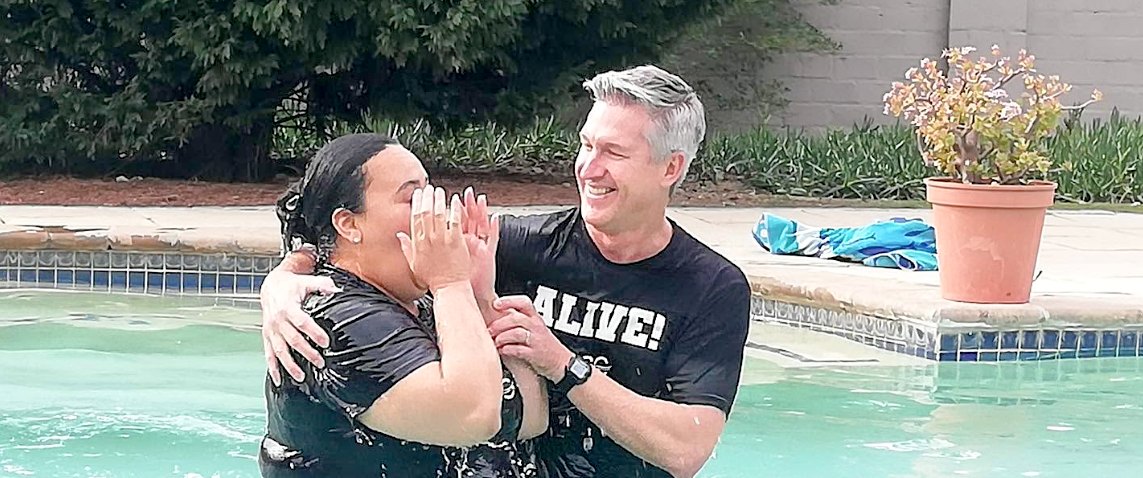 Mark Parris baptizing in South Africa