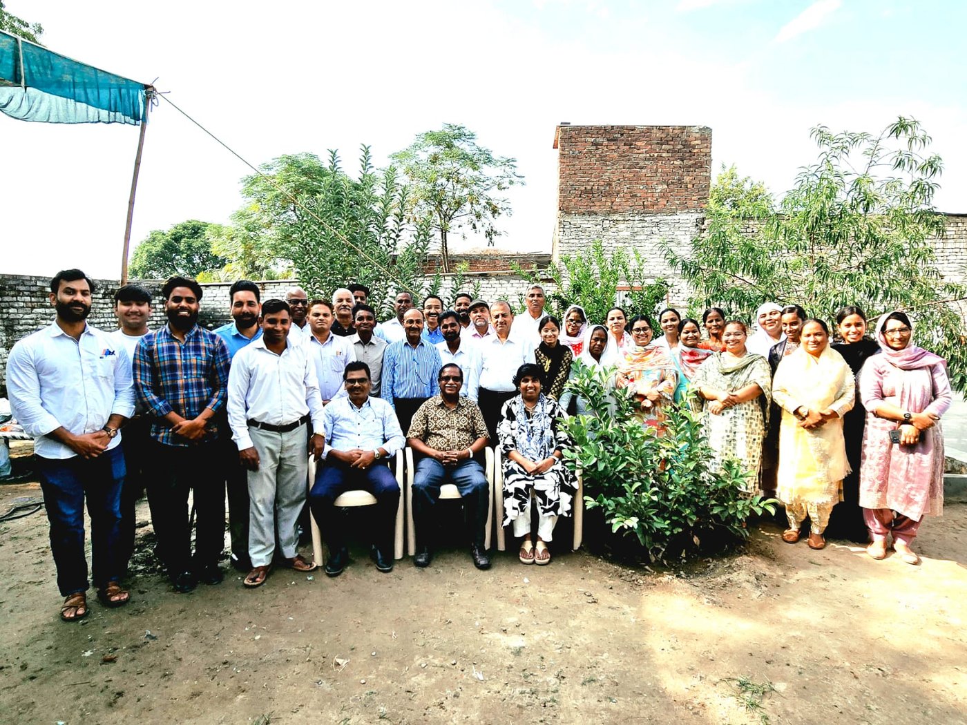 SALT training pastors and wives with David, Taru and Abhiram, India