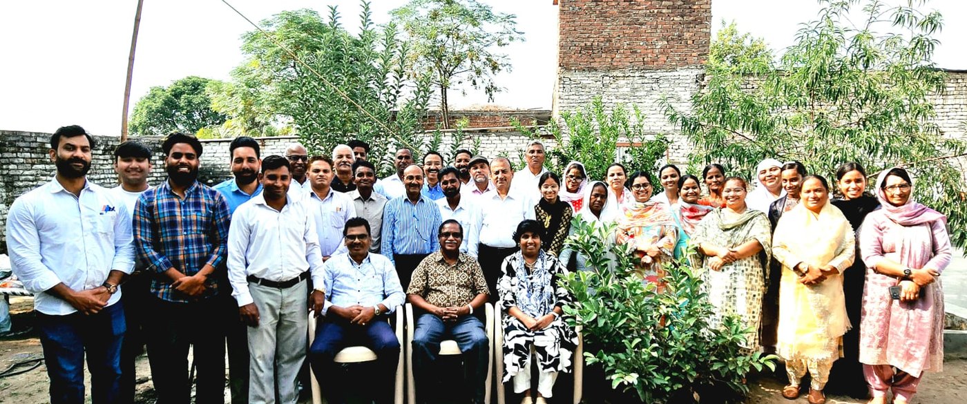 SALT training pastors and wives with David, Taru and Abhiram, India