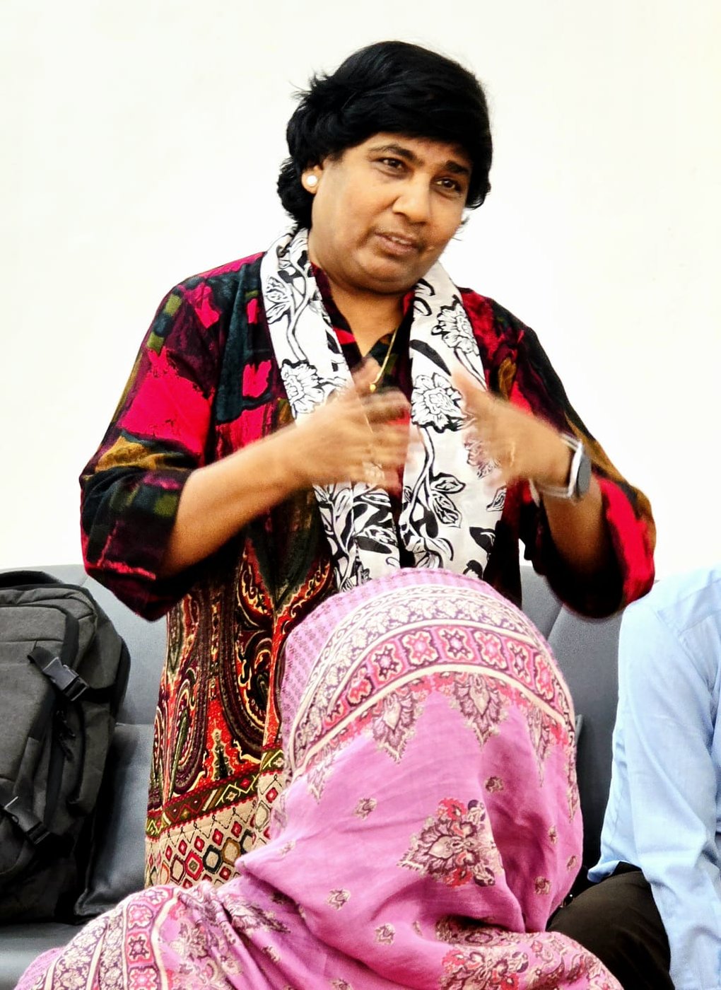 Taru Raj Kumar sharing her testimony, India